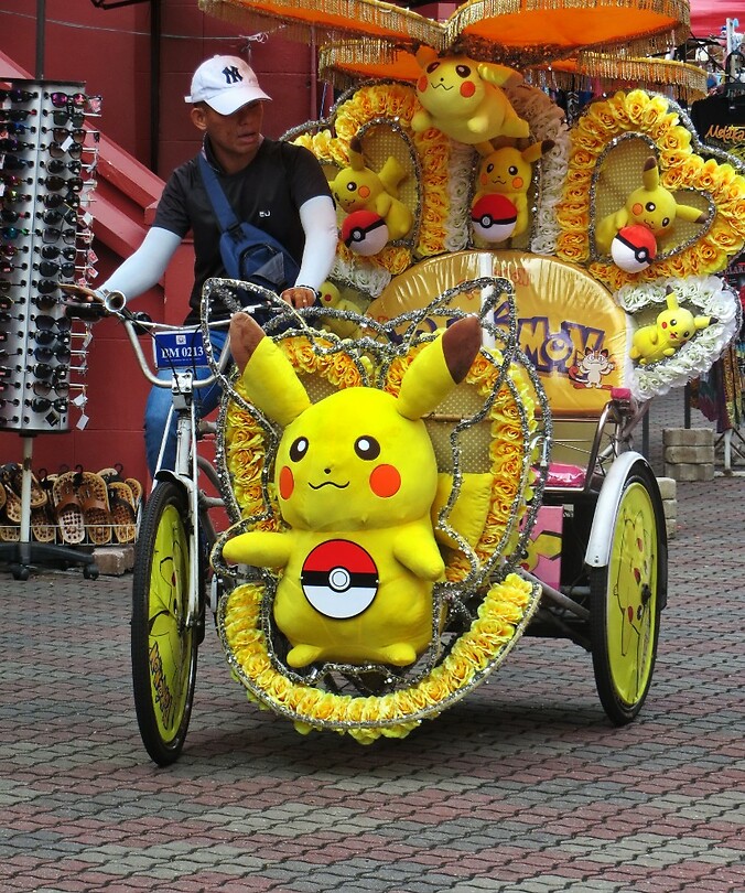 Maleisie En Java 2018 02 - Malakka - Trishaw Ride 01
