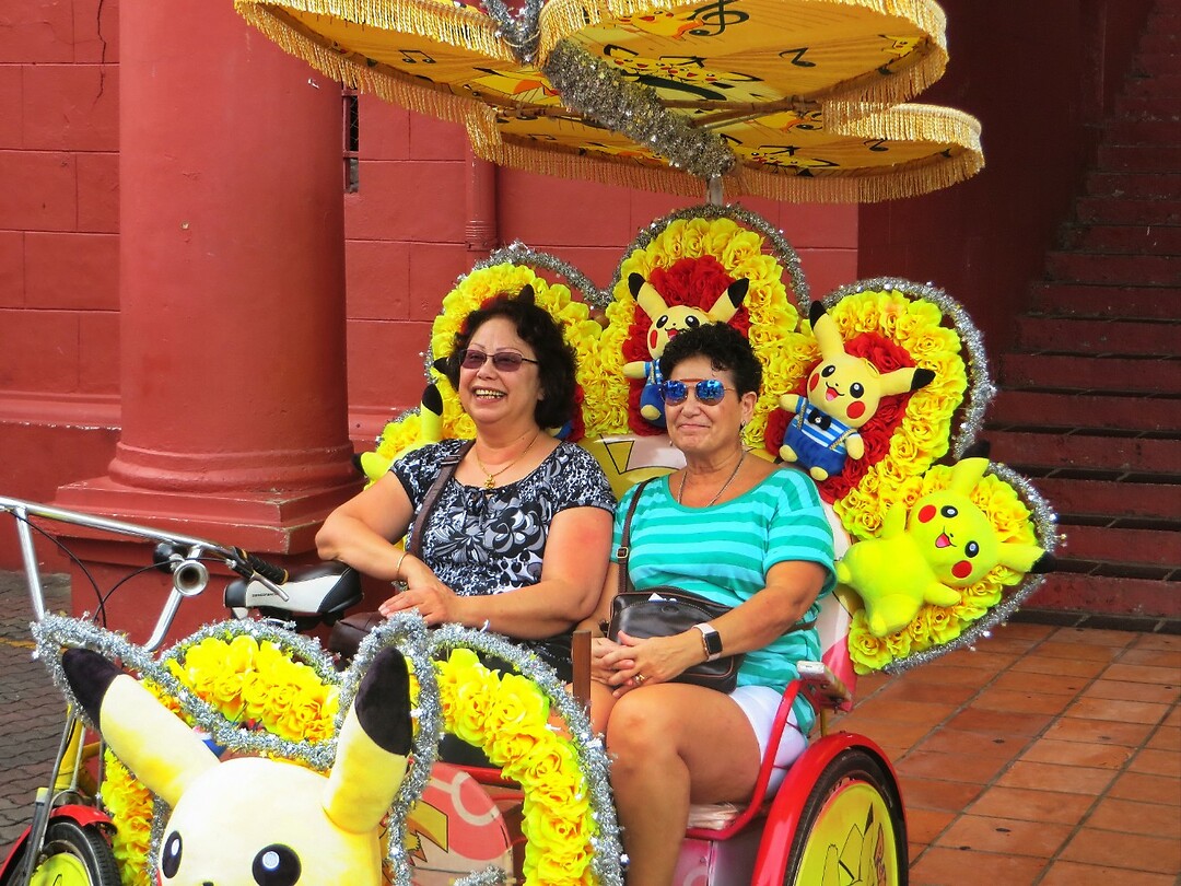Maleisie En Java 2018 02 - Malakka - Trishaw Ride 02