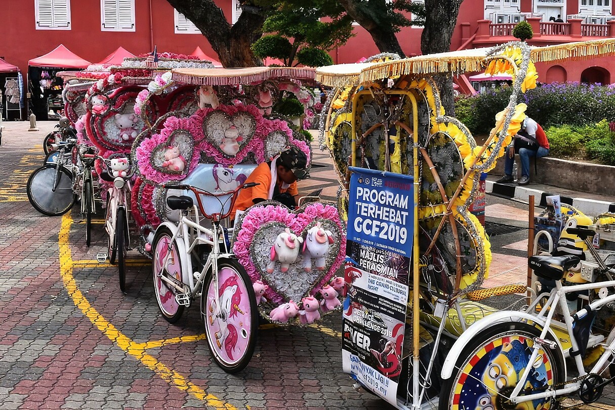 Maleisie En Java 2018 02 - Malakka - Trishaw Ride 07