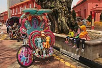 Maleisie En Java 2018 02 - Malakka - Trishaw Ride 10