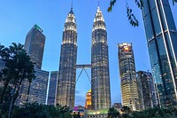 Maleisie En Java 2018 04 - Kuala Lumpur - Straat 12 Petronas Twin Towers