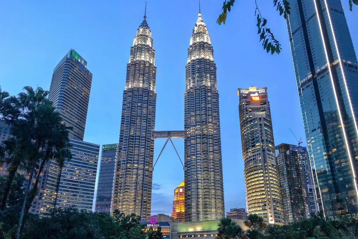 Maleisie En Java 2018 04 - Kuala Lumpur - Straat 12 Petronas Twin Towers