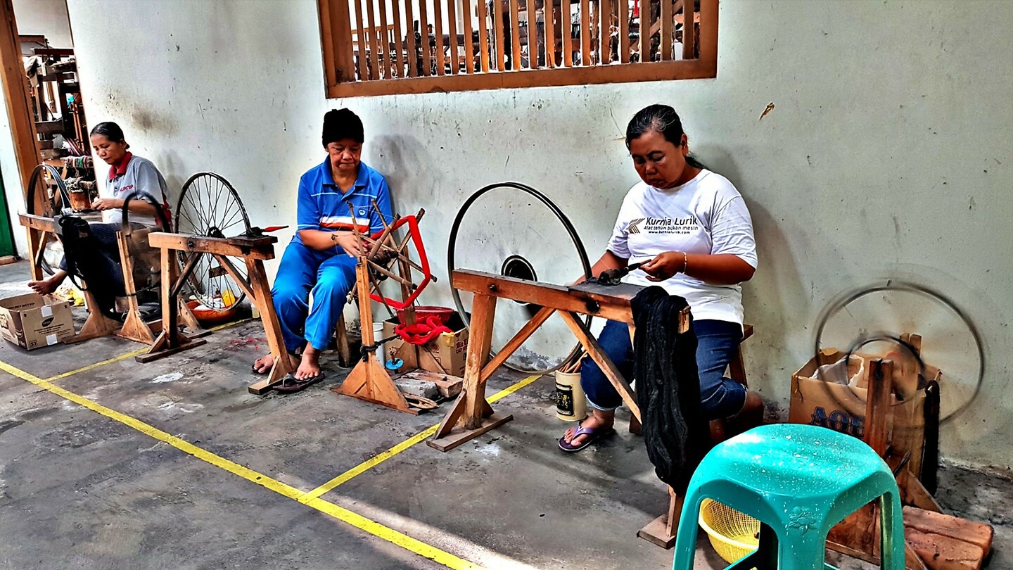 Maleisie En Java 2018 16 - Yogyakarta - Weeffabriek 03