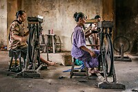 Maleisie En Java 2018 16 - Yogyakarta - Weeffabriek 04