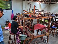 Maleisie En Java 2018 16 - Yogyakarta - Weeffabriek 12