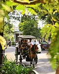 12 - Yogya - Malioborostreet Paard En Wagen