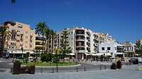 Spanje Moraira 2017 - 03 Javea Rotonde Playa de l'Ampolla