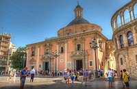 Spanje Moraira 2017 - 04 Valencia Straat 05 Basílica de la Mare de Déu dels Desemparats
