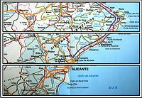 Spanje Moraira 2017 - 07 Diversen Map Alicante