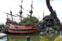 Eurodisney - Adventureland Piraat 02  Jolly Roger