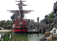 Eurodisney - Adventureland Piraat 06  Jolly Roger