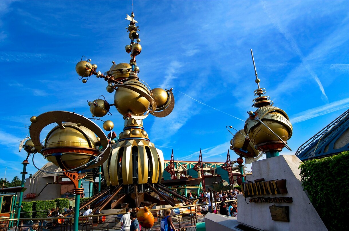 Eurodisney - Discoveryland Diversen 09 Orbitron Flying Machines