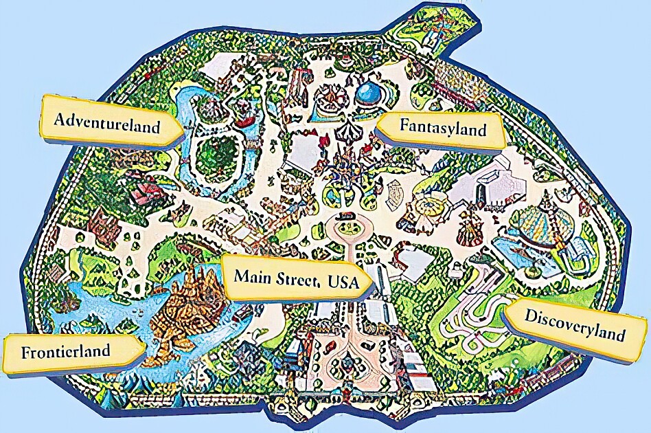 Eurodisney - Diversen 03 Plattegrond