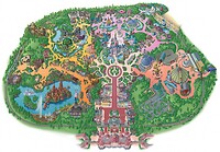 Eurodisney - Diversen 04 Plattegrond