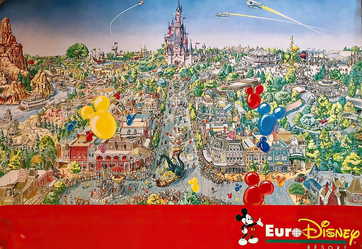 Eurodisney - Diversen 05 Plattegrond