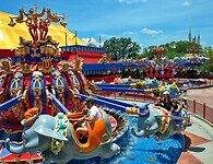 Eurodisney - Fantasyland Dum 03 Dumbo The Flying Elephant