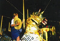 Eurodisney - Fantasyland Paard 05 Carrousel Lancelot