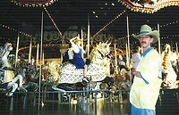 Eurodisney - Fantasyland Paard 06  Carrousel Lancelot