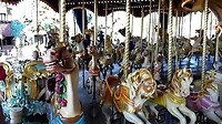 Eurodisney - Fantasyland Paard 09  Carrousel Lancelot