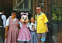 Eurodisney - Figuren Ma Tessa Pa Minnie Mouse