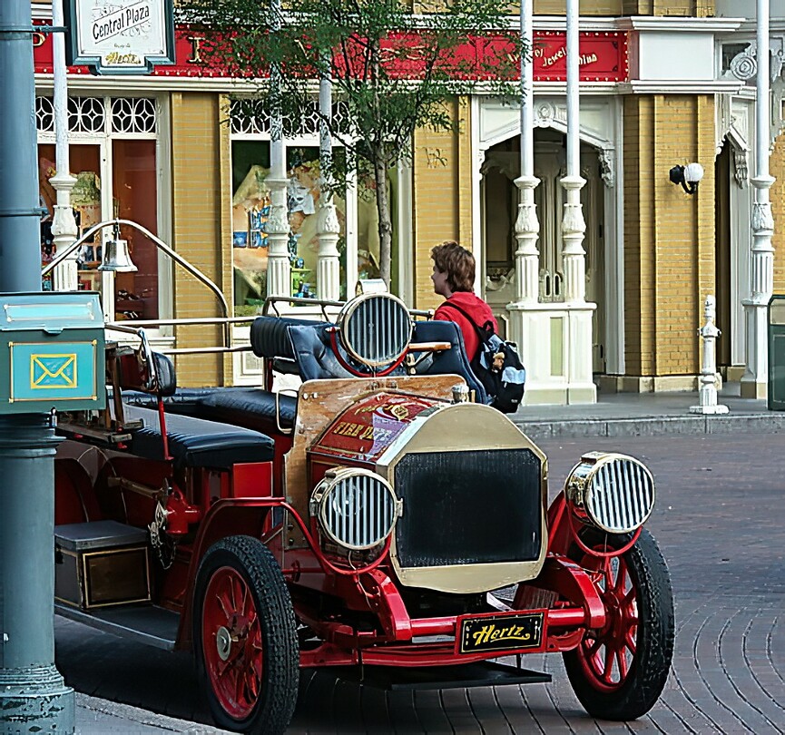 Eurodisney - Main Street 07 Brandweerauto