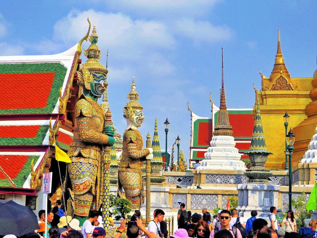 Thailand & Cambodja 2020 - Dag 02-Bangkok - 01 - Grand Palace - Tempel Van De Smaragdgroene Boeddha 17
