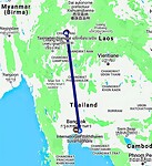 Thailand & Cambodja 2020 - Dag 03-Chiang Rai - 01 - Vliegen 01