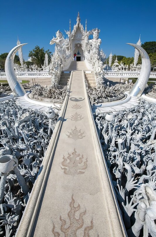Thailand & Cambodja 2020 - Dag 04-Chiang Rai - 01 - Witte Tempel 49