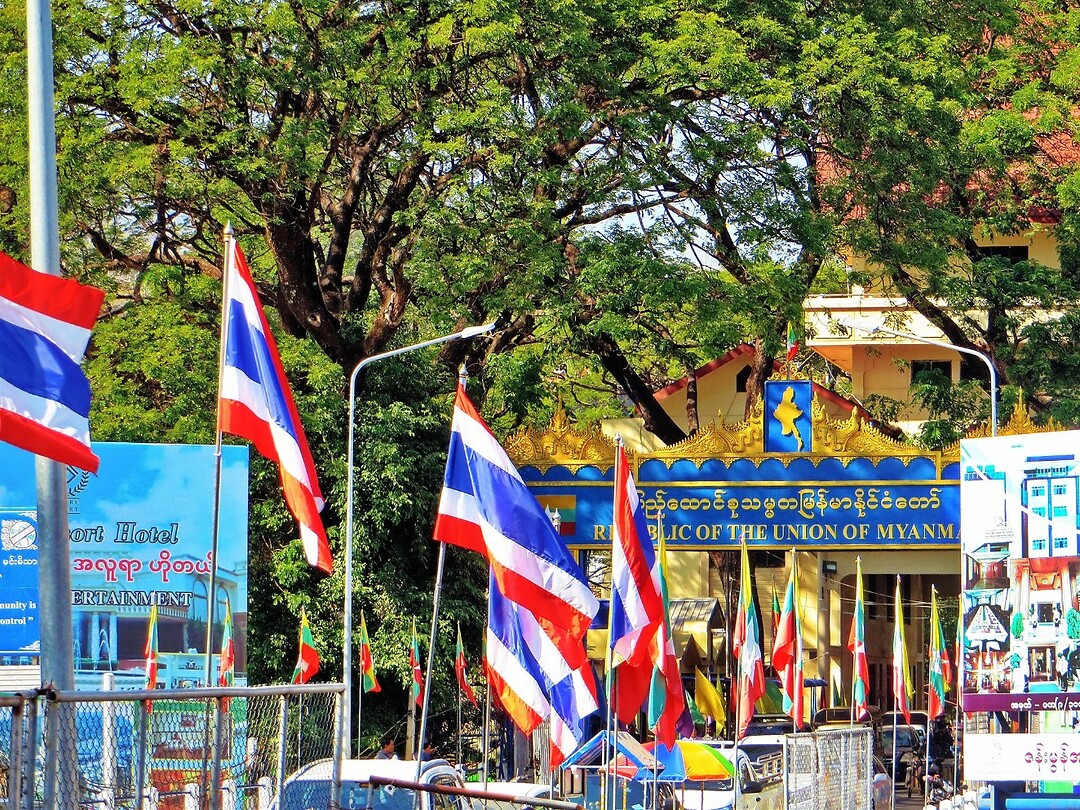 Thailand & Cambodja 2020 - Dag 04-Chiang Rai - 03 - Tweee Landenpunt 06