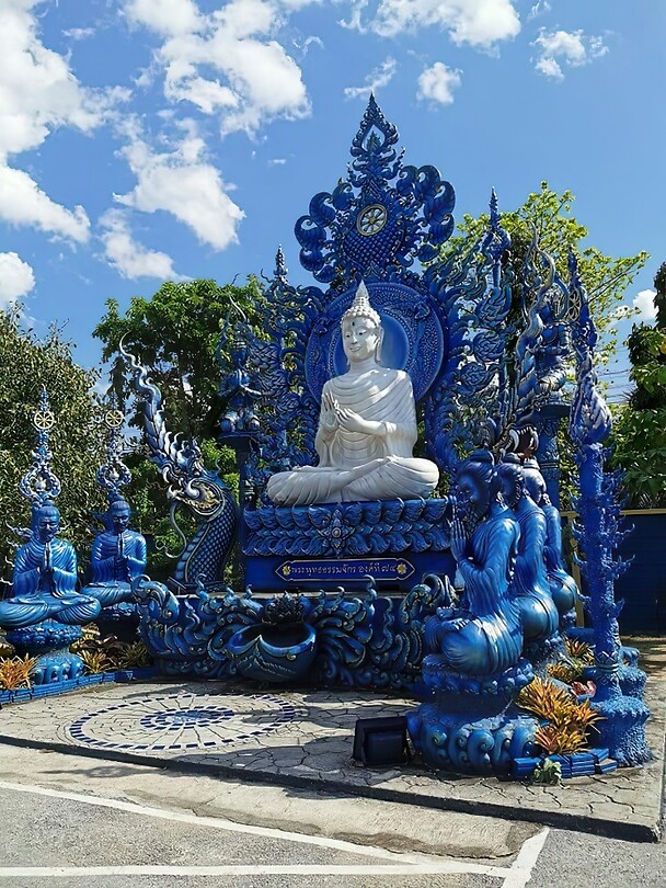 Thailand & Cambodja 2020 - Dag 04-Chiang Rai - 07 - Blauwe Tempel 21