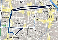 Thailand & Cambodja 2020 - Dag 11-Chiang Mai - 00 - Route 02
