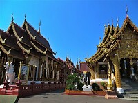 Thailand & Cambodja 2020 - Dag 12-Chiang Mai - 02 - Stad Tempeltocht 15 Wat Saen Mueang Ma Luang (Wat Hua Khuang)