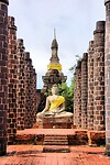 Thailand & Cambodja 2020 - Dag 14-Sukhothai - 01 - Tempeltocht 17 Wat Maha That