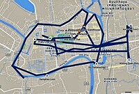 Thailand & Cambodja 2020 - Dag 16-Ayutthaya - 00 - Route 01