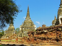 Thailand & Cambodja 2020 - Dag 16-Ayutthaya - 04 - Ruines 13 Wat Phra Si Sanphet