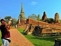 Thailand & Cambodja 2020 - Dag 16-Ayutthaya - 04 - Ruines 15 Wat Phra Si Sanphet