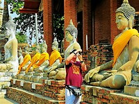 Thailand & Cambodja 2020 - Dag 16-Ayutthaya - 05 - Boedha Rij 04