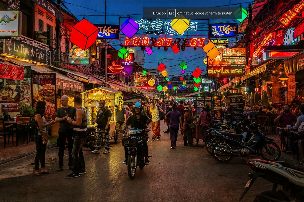 Thailand & Cambodja 2020 - Dag 26-Siem Reap - 07 - Pub Street 01