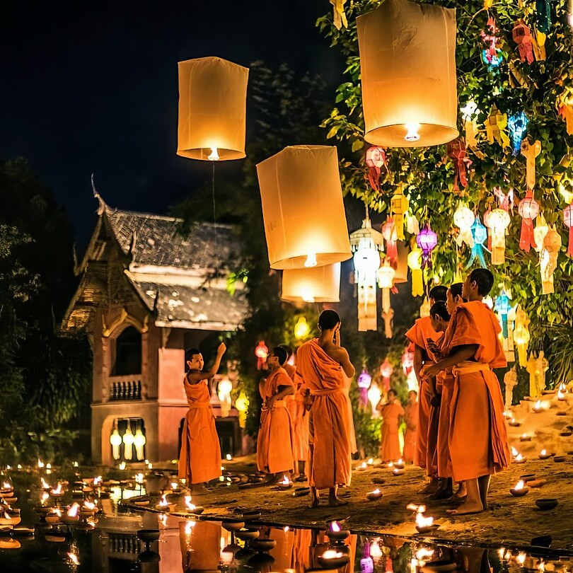 Thailand & Cambodja 2020 - Dag 41-Diversen Monniken 06