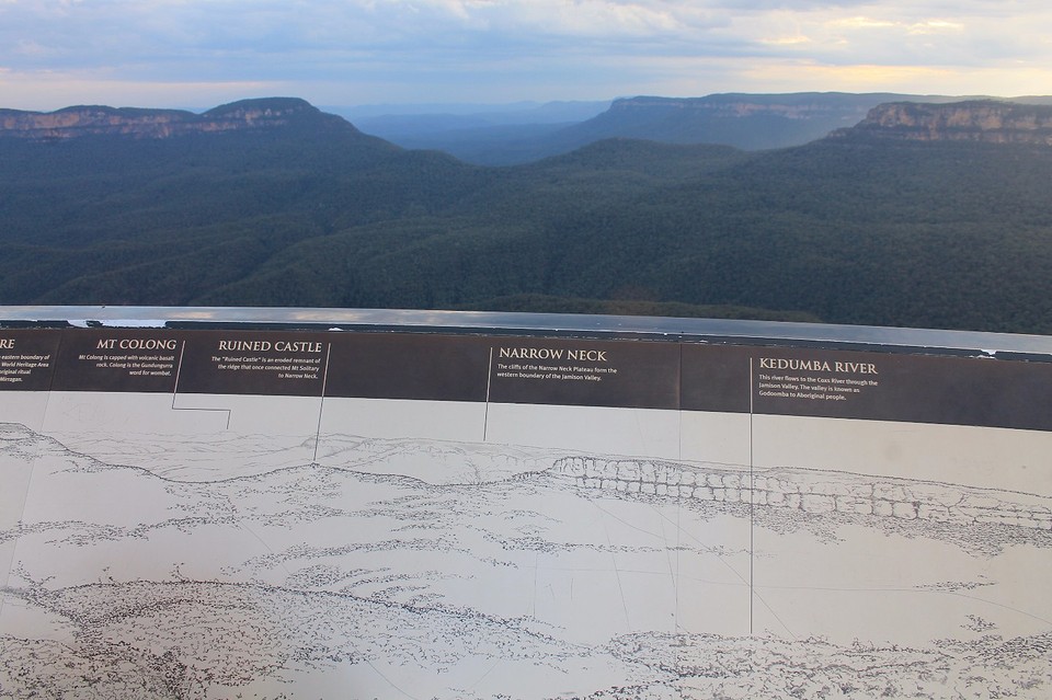 Uitkijk vanuit Echo Point