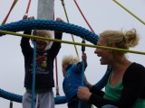 Klimmen in het piratenschip, hoogtevrees slaat later toe