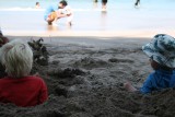 Uitzicht op hot water beach