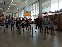 Afscheid op Schiphol