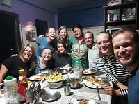 Eindelijk weer eten bij onze Aamaa