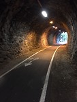 Een van de 2 tunnels vandaag
