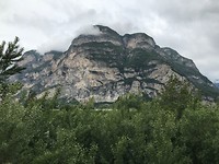Enorme rotspartijen vlakbij Trento