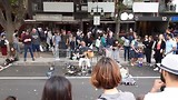 impressie van het muziekfestival in St Kilda, Melbourne