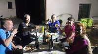 In de albergue