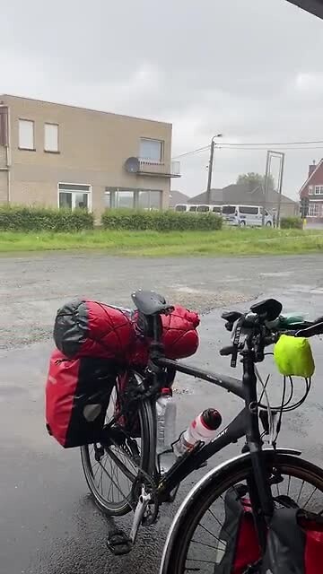Regen op het Leirekenpad