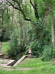 Anneke aan de bron van de Schelde
